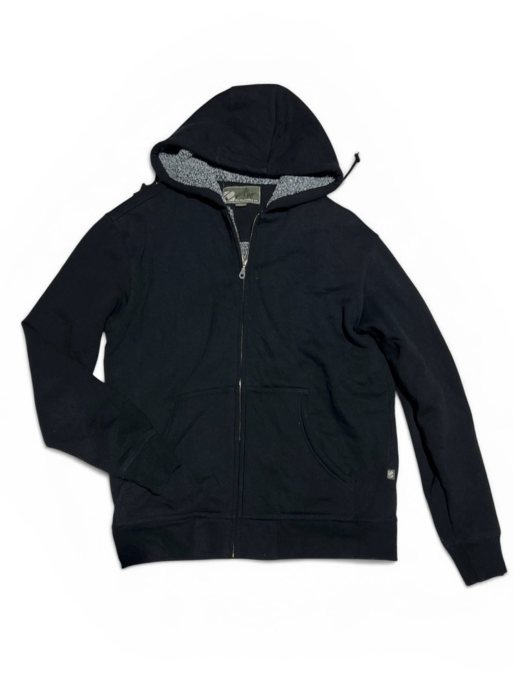 Men's‎ Black Zip-Up Hoodie Sweatshirt